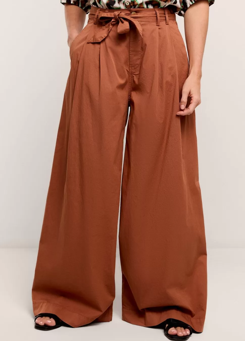 Women Summum Woman Palazzo Trousers With Belt